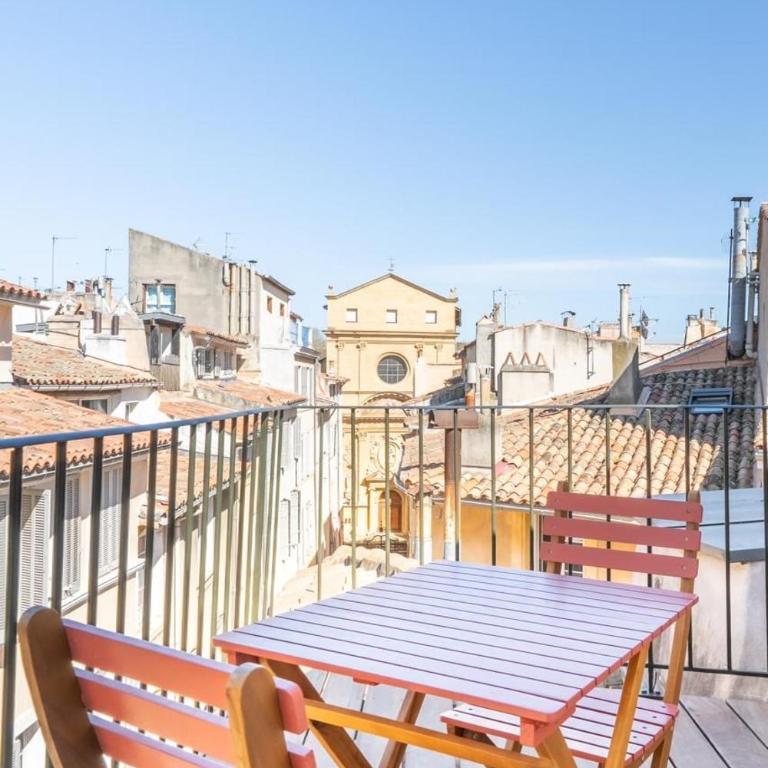 Les Heures Bleues with panoramic views of Aix - Appartement 1 Chambre - 3