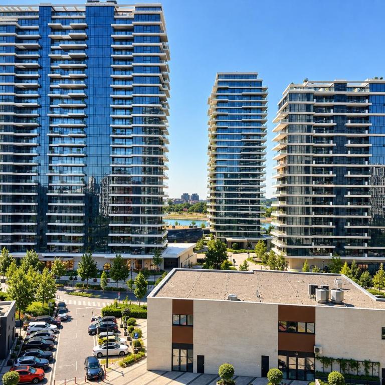 Beograd na vodi Belgrade waterfront - River and Tower view apartmant - One-Bedroom Apartment - 20