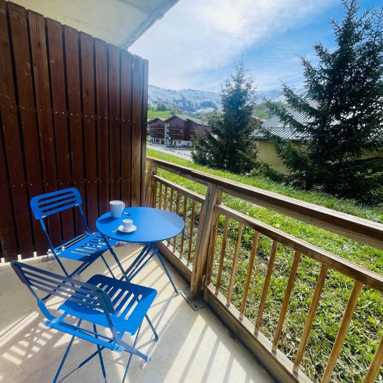 Albiez appartement 4 à 6 personnes - Appartement 2 Chambres Deluxe avec Balcon - 3