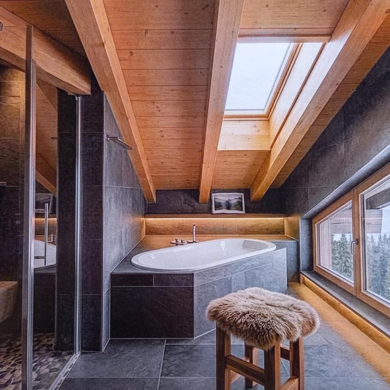 Chalet Bouleaux ski in/out - Budget Doppelzimmer - 1