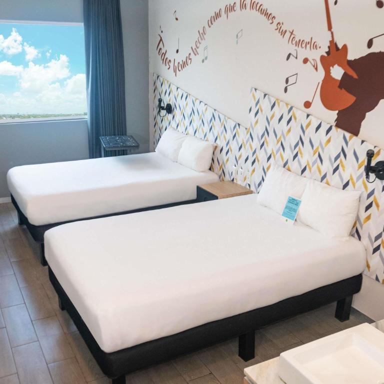 Ibis Styles Merida Galerias - Standard Room with Twin Double Beds - 6