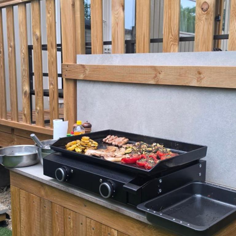 Mobil-home Évasion Valras tout confort 40 m2 - Camping Les Sables du Midi Valras-Plage - Bungalow mit 3 Schlafzimmern - 64