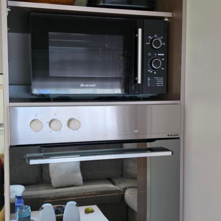 Mobil-home Évasion Valras tout confort 40 m2 - Camping Les Sables du Midi Valras-Plage - Bungalow mit 3 Schlafzimmern - 75