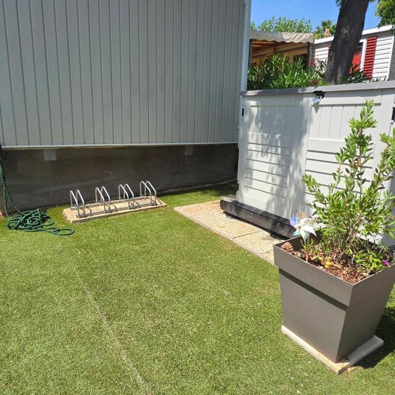 Mobil-home Évasion Valras tout confort 40 m2 - Camping Les Sables du Midi Valras-Plage - Bungalow mit 3 Schlafzimmern - 72