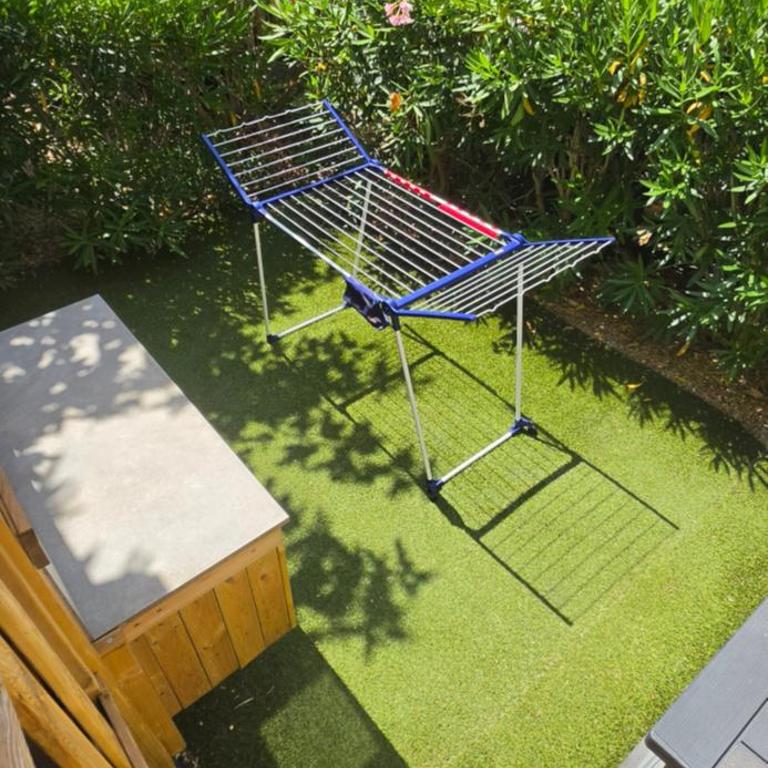 Mobil-home Évasion Valras tout confort 40 m2 - Camping Les Sables du Midi Valras-Plage - Bungalow mit 3 Schlafzimmern - 70