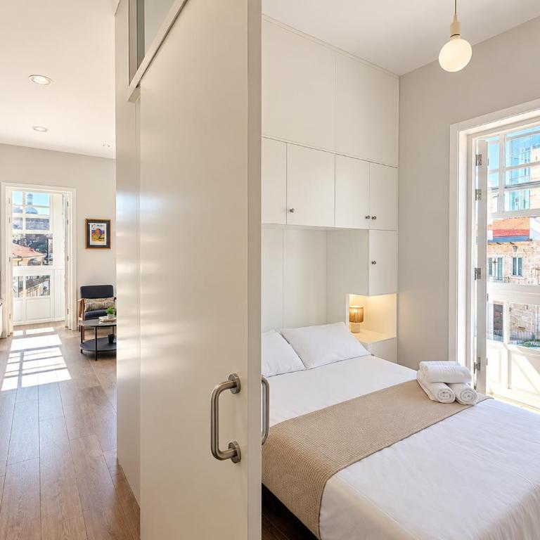 Abrente - Porta Do Sol - Appartamento con 1 Camera da Letto con Balcone e Vista Città - 13