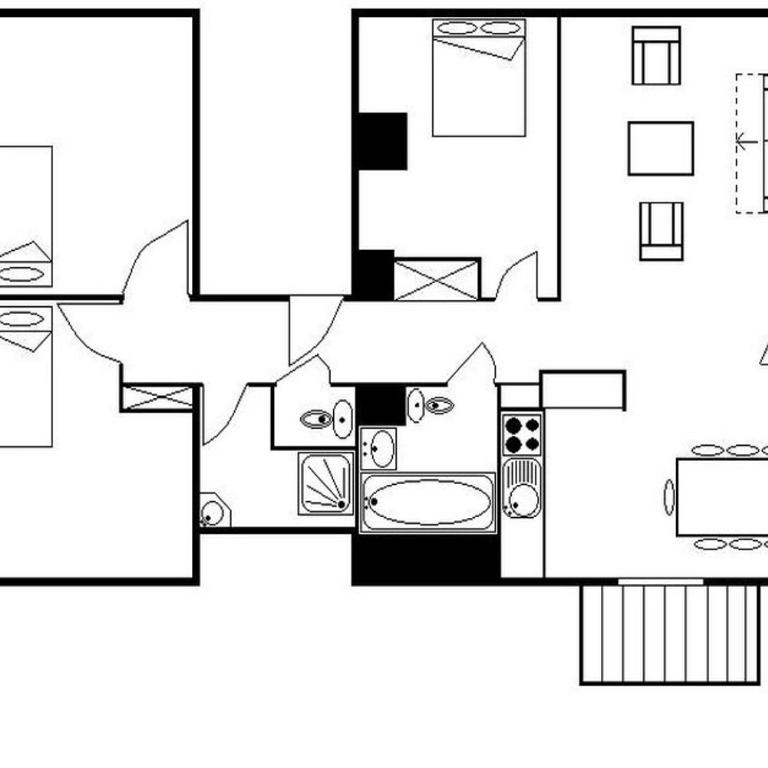 Résidence Les Cristaux - Appartement spacieux & rénové · Proche des pistes · Balcon · Sauna · Hammam · WIFI MAE-9894 - Appartement - 16