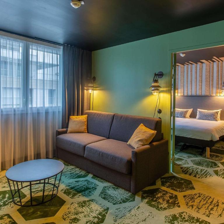 ibis Styles Amiens Centre - Chambre Familiale avec Lit Double et Canapé-Lit - 5
