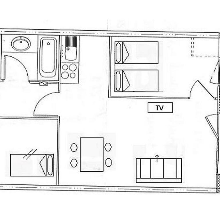 Résidence Valmonts A - Appartement spacieux · Départ ski aux pieds · Balcon MAE-0294 - Appartement - 14