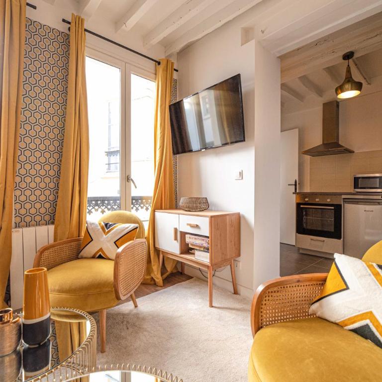 Beautiful Studio in Ile Saint Louis - Studio Lit King-Size avec Canapé-Lit - 3