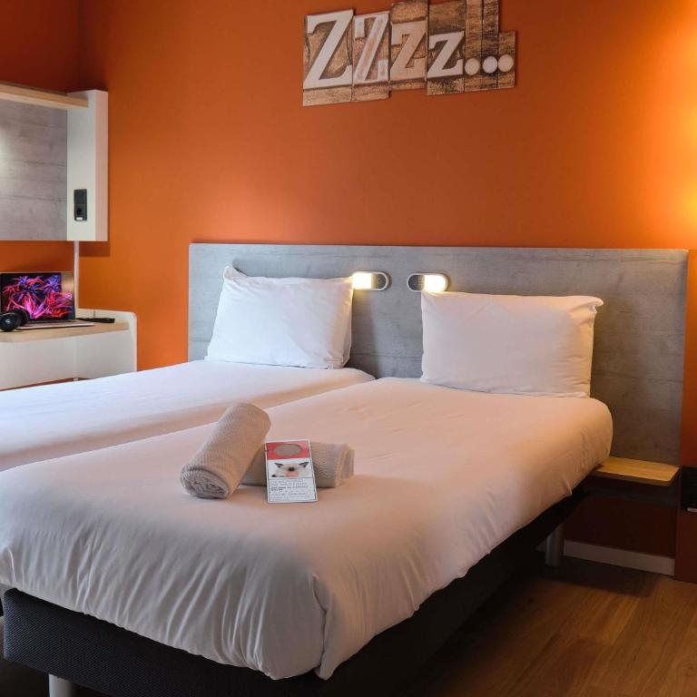 ibis budget Bilbao City - Habitación Doble adaptada para personas con discapacidad - 2 camas - 1