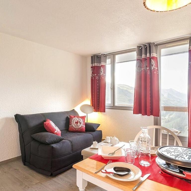 Résidence Boedette A - Appartement rénové · Départ et retour skis aux pieds · Balcon vue montagnes MAE-1114 - Studio - 8