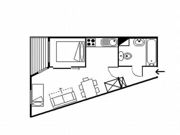 Résidence Necou - Appartement moderne et lumineux · Proche des pistes · Balcon MAE-1414 - Appartement - 13