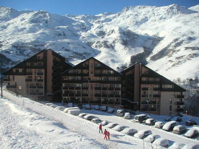 Résidence Sarvan - Appartement lumineux · Départ et retour skis aux pieds · Balcon MAE-2494 - Studio - 17
