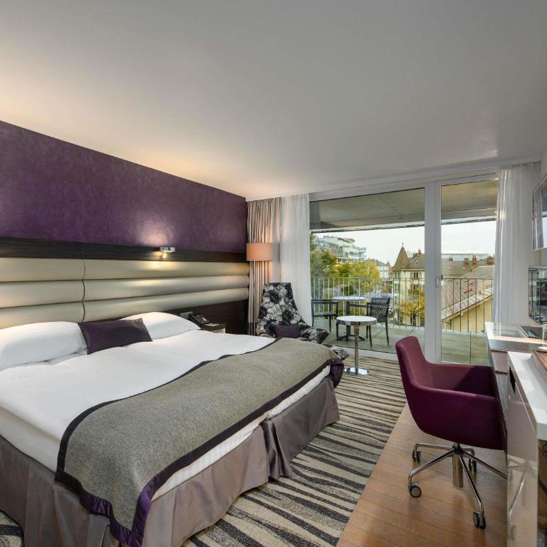 Mövenpick Hotel Lausanne - Premium Zimmer mit Queensize-Bett - 1