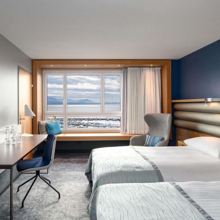 Mövenpick Hotel Lausanne - Deluxe Zweibettzimmer mit Seeblick - 2