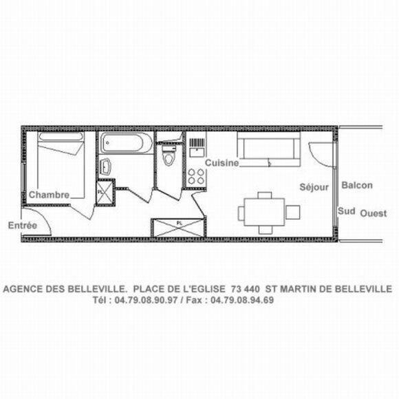 Résidence Murgers - Appartement lumineux · A proximité des pistes · Balcon MAE-3254 - Appartement - 15