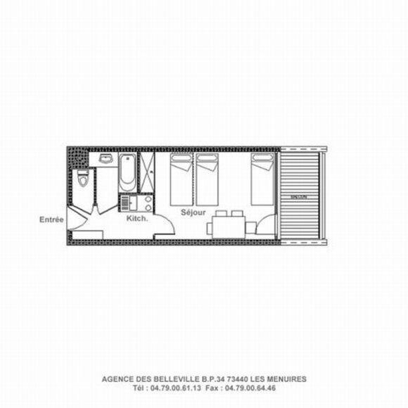 Résidence Chaviere - Studio lumineux · Centre station · Balcon MAE-3544 - Studio - 13