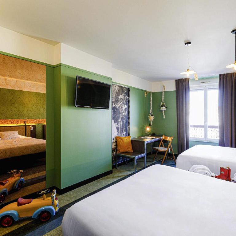 Greet Hotel Lyon Confluence - Chambre Familiale « Pop » pour 4 personnes - 3