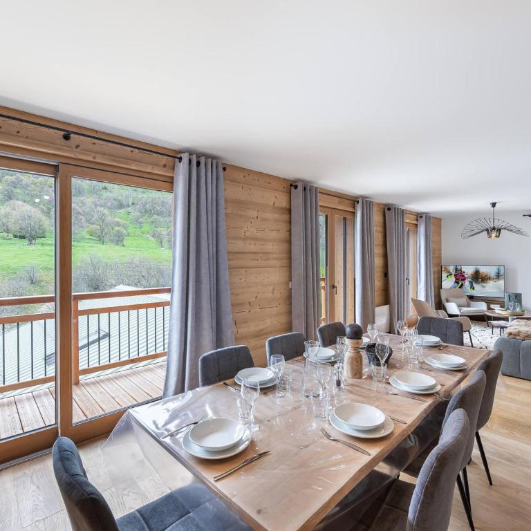 Appartement 5 flocons, au pied des pistes, 8 personnes - Appartement 4 Chambres - 15