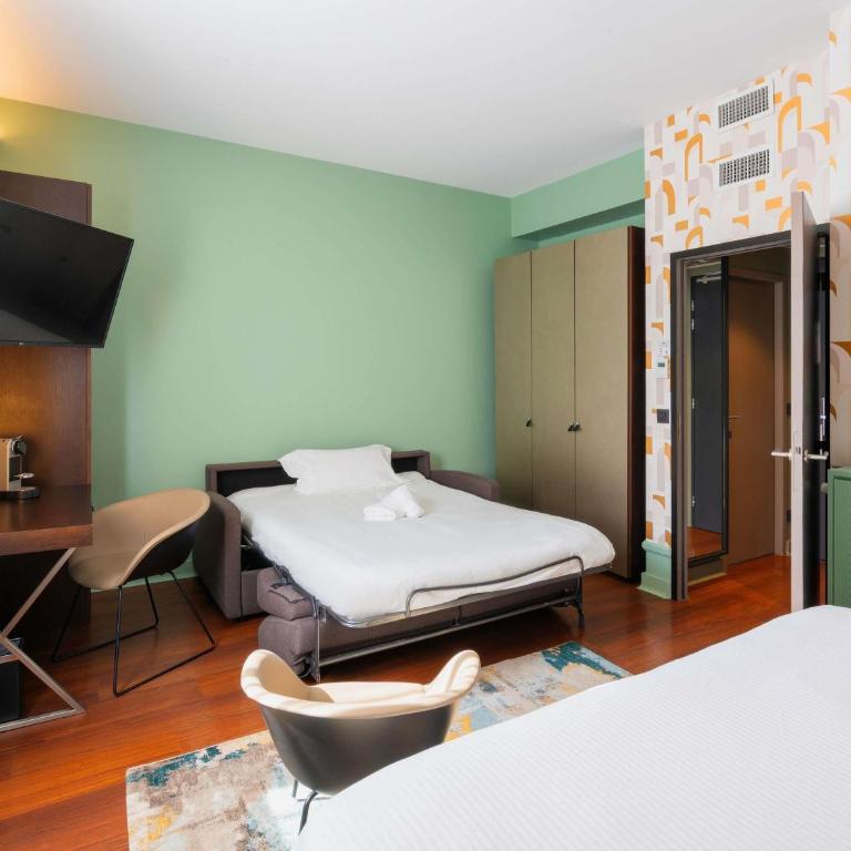Le Splendid Hotel Lac D'Annecy - Handwritten Collection - Chambre Familiale Supérieure avec 1 Lit Double et 1 Canapé-Lit Double - 3