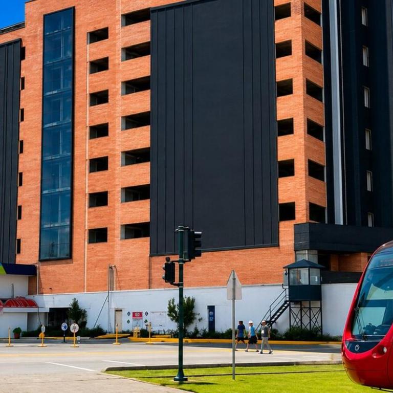 Modern apartment with a great city view - Three-Bedroom Apartment - 13