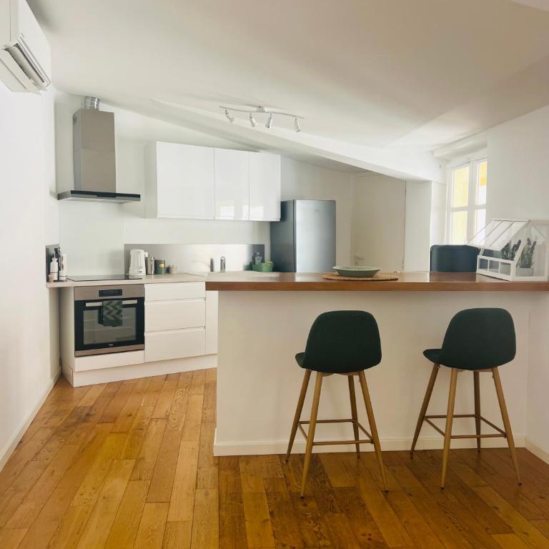 Le Chastel, T3, Aix Centre Ville - Apartment mit 2 Schlafzimmern und Aussicht - 4