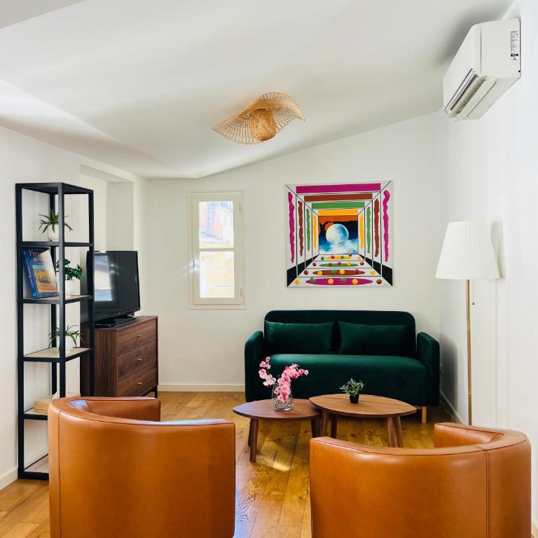 Le Chastel, T3, Aix Centre Ville - Apartment mit 2 Schlafzimmern und Aussicht - 1