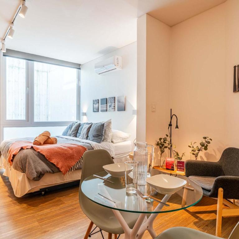 HOM l Wifi AirAcond Arte Gastronomia Lastarria - Apartment - 15