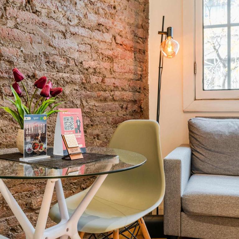 HOM l Wifi AirAcond Historia Vida Museos Lastarria - Apartment - 26