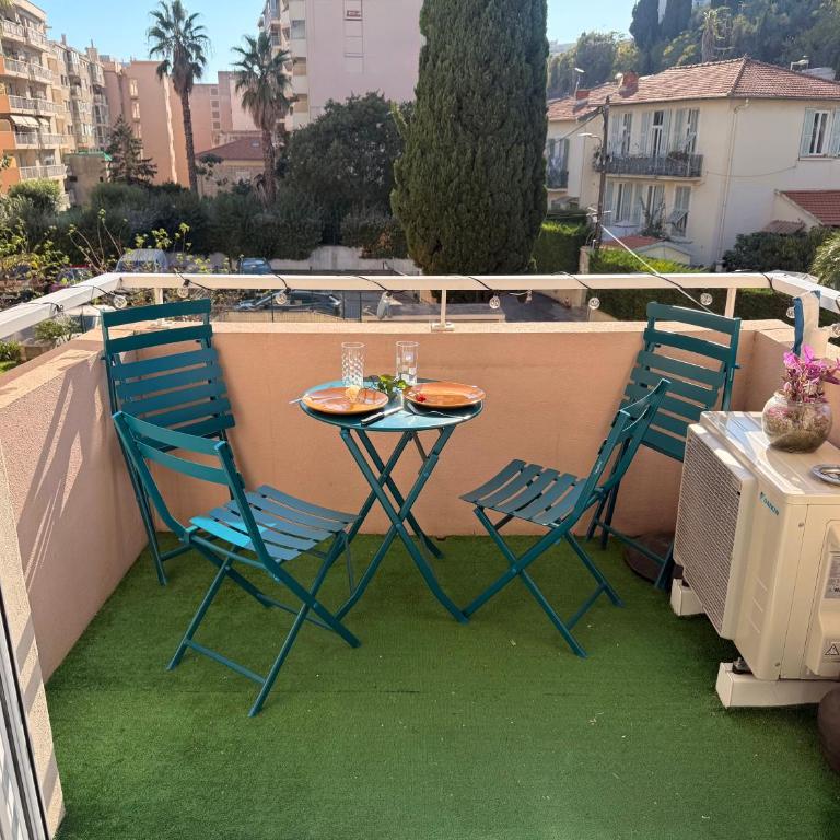 Joelle & Marc Nice 2 bedrooms apartment, near beach, AC, parking lot - Appartement 1 Chambre - 35