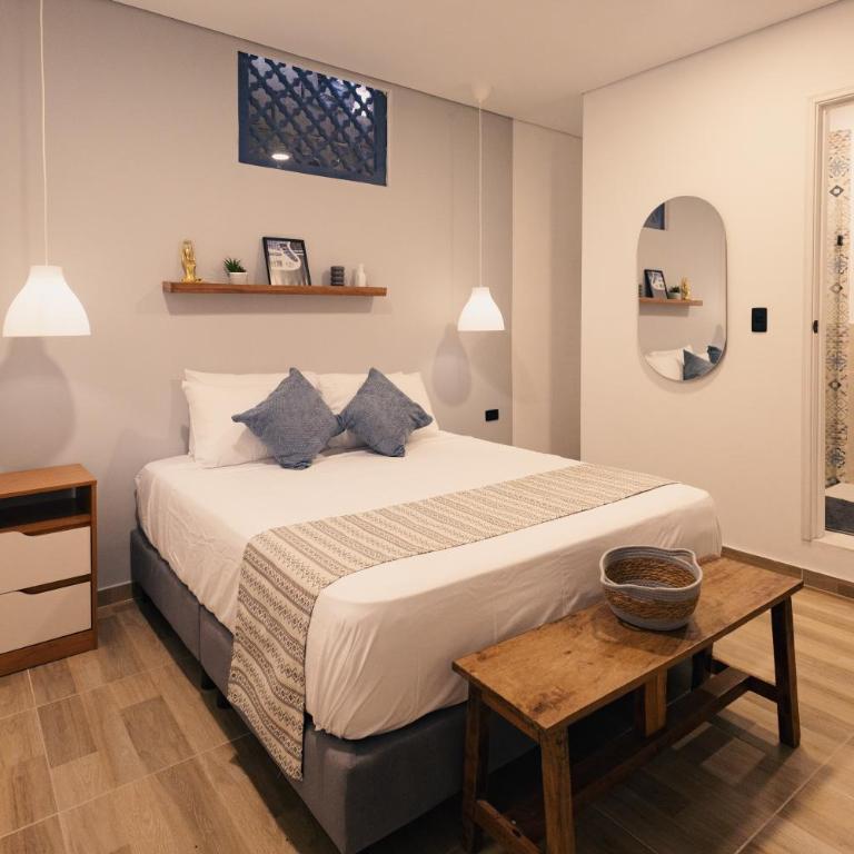 Casa Bossa Cartagena - Private Rooms & Mini Lofts - Habitación con cama grande - 1
