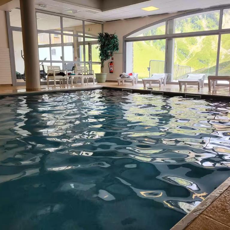 Studio La Mongie - Moderne et cosy avec vue sur les pistes et piscine - Studio - Vue sur Montagne - 26