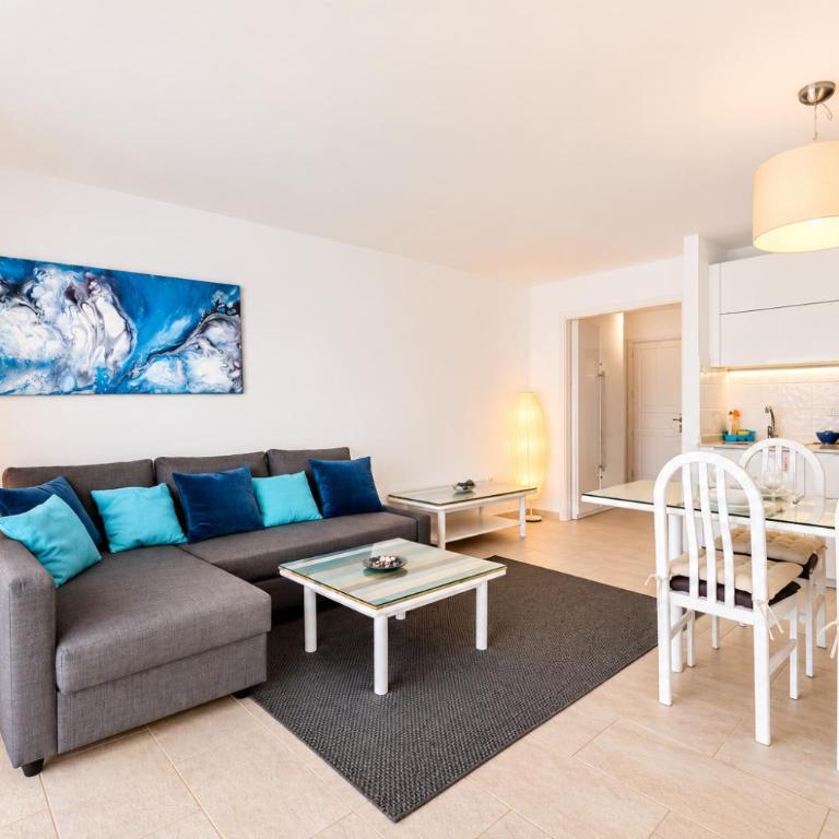 Apartamento Perla en Costa Teguise de Lanzarote con piscina, parking privado y playa cercana - Apartamento de 1 dormitorio - 11