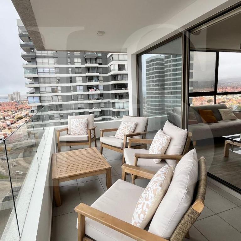 Departamento Moderno Familiar vista al mar & terraza - Apartment - 23