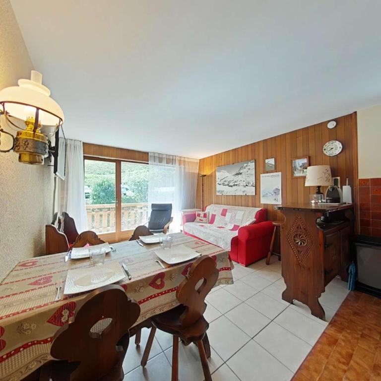 Studio cabine vue sur pistes - 4 pers. - Appartement 1 Chambre - 2