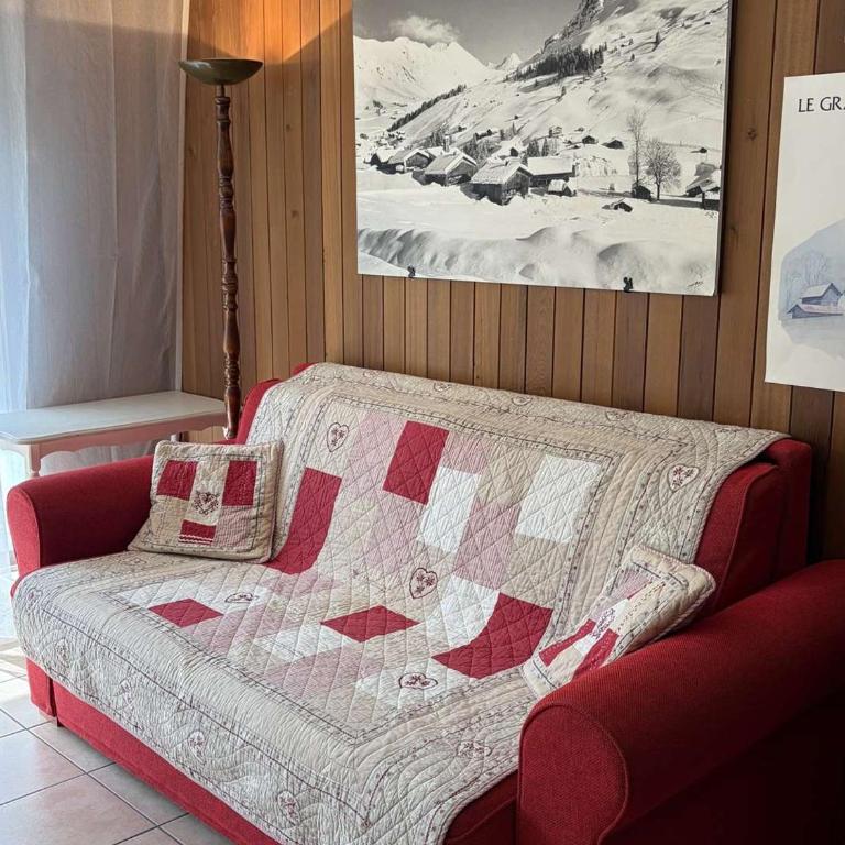 Studio cabine vue sur pistes - 4 pers. - Appartement 1 Chambre - 4