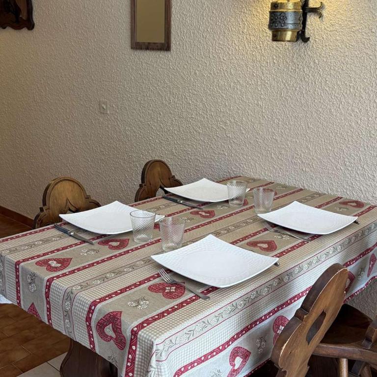 Studio cabine vue sur pistes - 4 pers. - Appartement 1 Chambre - 7