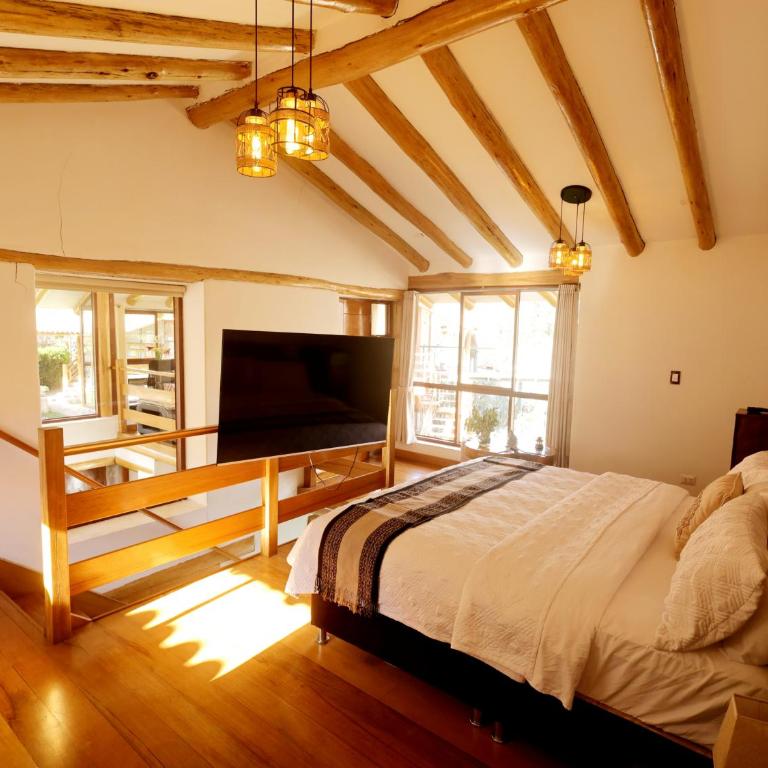 Villa en Valle Sagrado, vistas a la Catarata, Montañas, con Jacuzzi y Sauna - Three-Bedroom Villa - 66