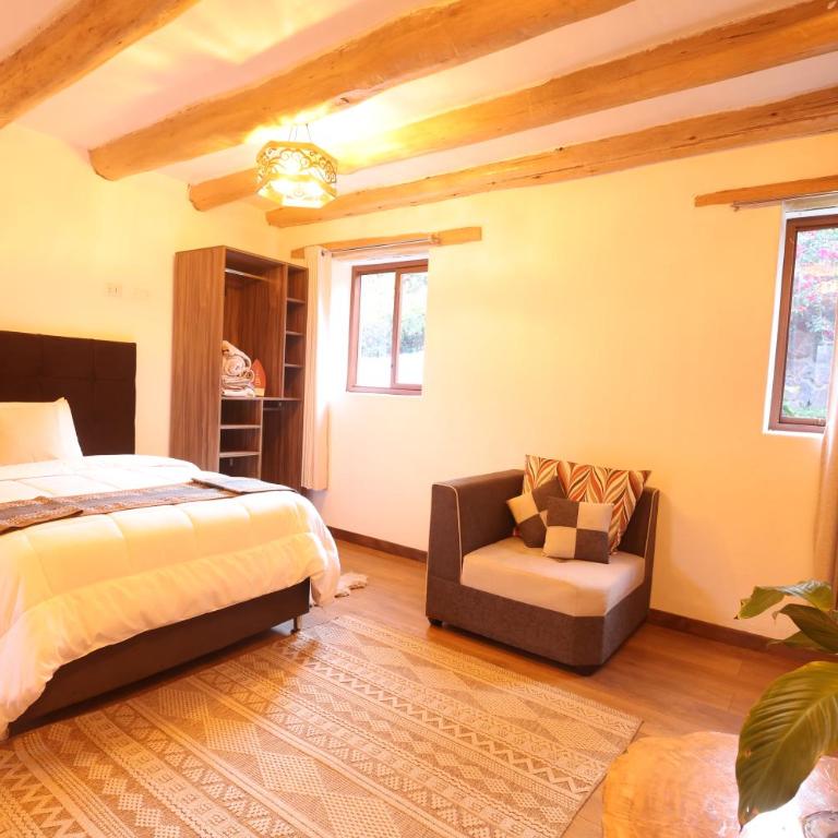 Villa en Valle Sagrado, vistas a la Catarata, Montañas, con Jacuzzi y Sauna - Three-Bedroom Villa - 69