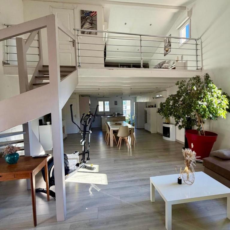 Large, bright loft with mezzanine - Appartement 1 Chambre - 1