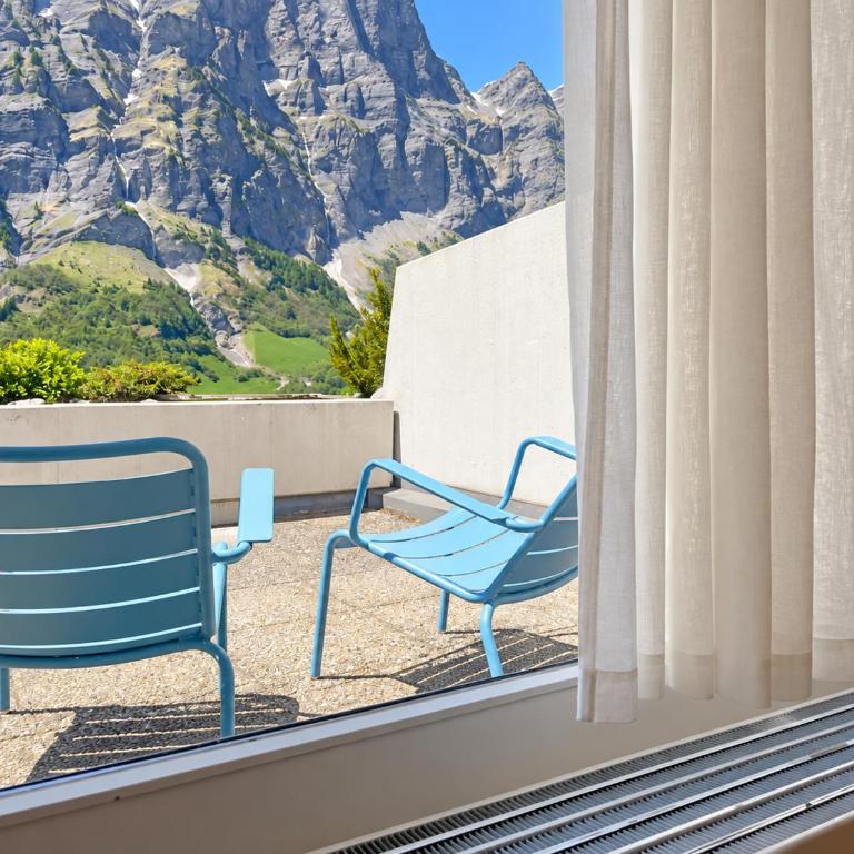 Cozy Alpine Studio in Leukerbad with Mountain View - Estudio con terraza - 18