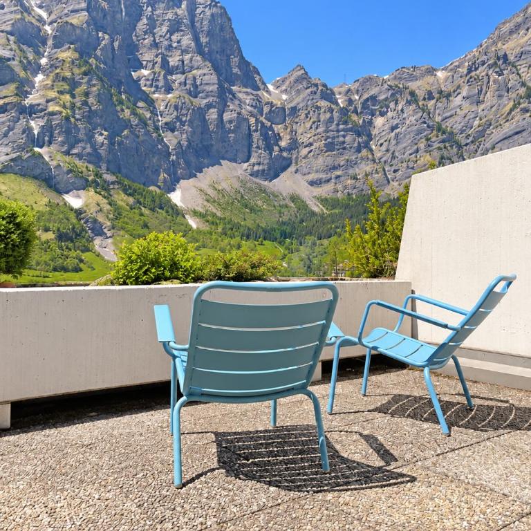 Cozy Alpine Studio in Leukerbad with Mountain View - Estudio con terraza - 19