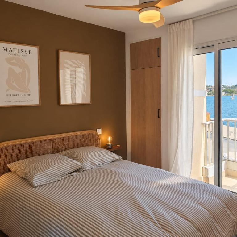 L'Ostréa, T2 rénové, vue sur l'étang, climatisation et parking privé - Appartement 1 Chambre - 7