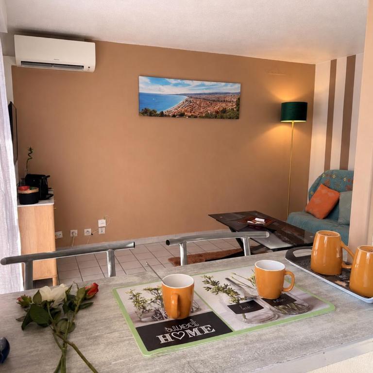 Joelle & Marc Nice 2 bedrooms apartment, near beach, AC, parking lot - Appartement 1 Chambre - 1