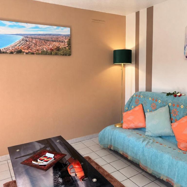 Joelle & Marc Nice 2 bedrooms apartment, near beach, AC, parking lot - Appartement 1 Chambre - 40