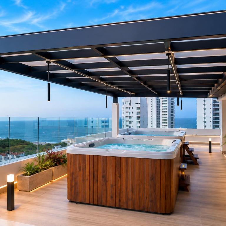 APARTASUITE DE LUJO VISTA AL MAR CERCA A LA PLAYA con ROOFTOP - Apartamento de 1 dormitorio - 29