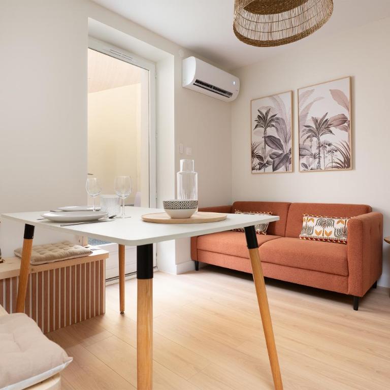 Cour privée - Parking gratuit - Climatisation - Apartment mit 1 Schlafzimmer und Terrasse - 1