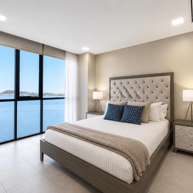 Suite Esquinera con Vista al Rio Puerto Santa Ana, Guayaquil - Apartamento de 1 dormitorio con vistas al río - 12
