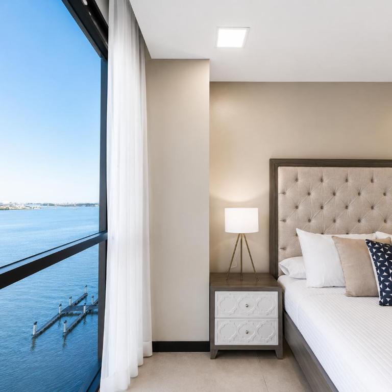 Suite Esquinera con Vista al Rio Puerto Santa Ana, Guayaquil - Apartamento de 1 dormitorio con vistas al río - 16